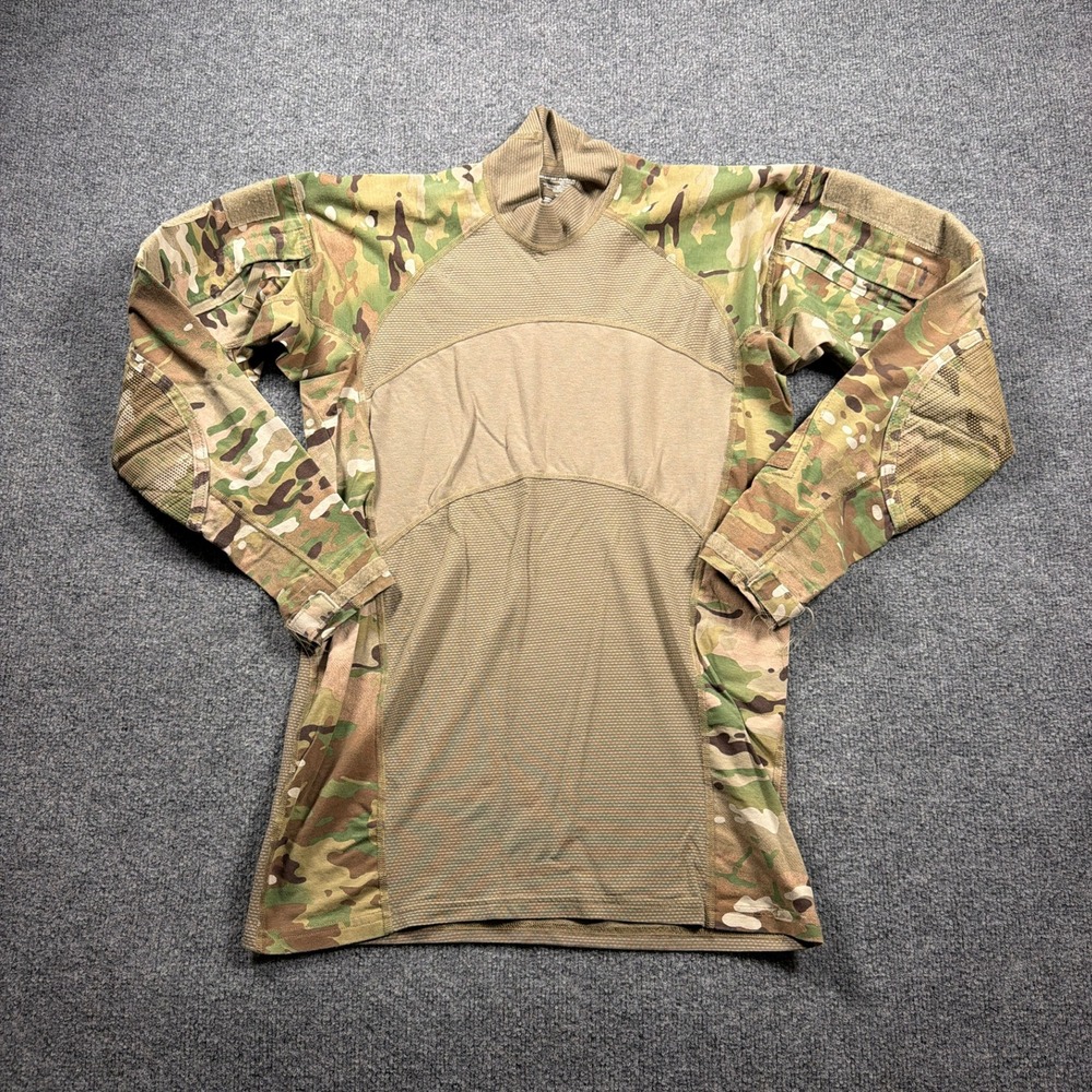 US Army Combat Shirt Men Medium Multicam OCP Flame Resistant ACS API LLC